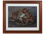 Francesco Inverni, Natura morta, oil on panel