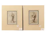 Ottavio Gaetano, Our Lady of Trapani - S. Maria della Cava di Marsala, two copper engravings