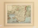 Jacques Philippe Le bas, Plan de la Ville de Syracuse, Copper engraving