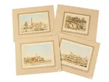 John Goldicutt, Ruins of Agrigento and Selinunte, four copper engravings