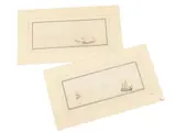 Antonio Senape, Views of Trapani, four ink drawings