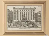 Thomas Salmon, View of the Senatorial Palace and the Praetor's fountain - View of the Porta Felice...