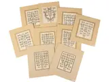 Medallions by Jean-Claude Richard de Saint-Non, 9 etchings with passe-partout, offered May 2024