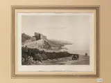 Vue de Jaci et du détroit de Messine by Achille-Etienne Gigault de La Salle, aquatint etching, offered May 2024