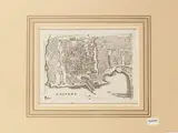 Vincenzo Maria Coronelli, Map of Palermo (17th century), Copper engraving