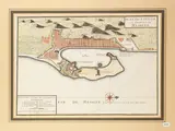 Gaspard Baillieul, Plan de la Ville et Cittadelle de Messine 1718, Copper engraving