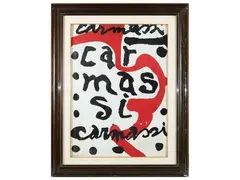 Arturo Carmassi, Composizione, oil on panel