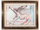 Bruno Cassinari, Cavalli e Volto femminile 1989