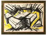 Vinicio Berti, Progetto 1H 3H 1973-74, acrylic on paper