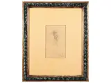Lorenzo Viani, Profilo di persona, charcoal on paper
