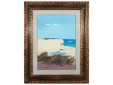 Marina by Sergio Scatizzi, oil on cardboard, offered Apr 2024