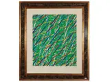 Piero Dorazio, Senza titolo 1986, color lithograph
