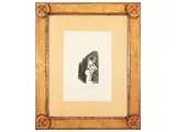 Lorenzo Viani, La pipì, lithograph