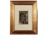 La Sig,ra Vannini by Ludovico Tommasi, oil on canvas cardboard, offered Apr 2024