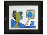 Paolo Valle, Mediterraneo diurno 1995, oil and cement on panel