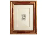 Primo Conti, Volto 1977, etching