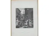 William Hogarth, Time of the day Evening, From the Original Picture by Hogarth, Antique engraving