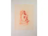 Antonio Bueno, Female Nude, engraving