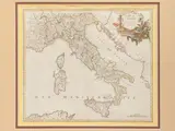 Robert de Vaugondy, Maps of Italy, colored etching