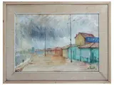 Oreste Zuccoli, Deserted Beach 1963