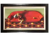 Alessandra Gasparini, Uomo assorto, oil on canvas