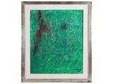 Leopoldo Paciscopi, Verde Naufragio 2007, acrylic on canvas