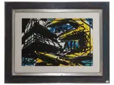Vinicio Berti, Immagine antagonista costruttiva 1989, oil on canvas