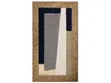 Contrasts V 1975 - The sea 1975 - Vertical elements VI 1975 by Osvaldo Medici Del Vascello, collection of three small oil paintings on cardboard, offered Mar 2024