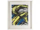 Vinicio Berti, Emblema AH-H (Antagonismo) 1979, acrylic on canvas