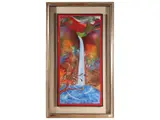 Paesaggio by Luca Alinari, oil on canvas laid on panel, offered Mar 2024