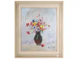 Gino Paolo Gori, Anemoni, oil on canvas