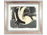 Amedeo Lanci, Fuga di note a causa di pressione, acrylic on canvas
