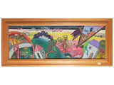 Paesaggio by Luca Alinari, oil on canvas laid on panel, offered Mar 2024