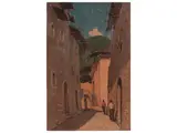 Giovanni Lomi, Case rustiche a Campodeanno 1964, oil on panel