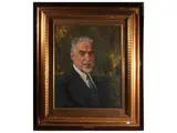 Cipriano Mannucci, Ritratto di uomo, oil on canvas laid on cardboard