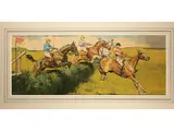 Mabel Dorothy Hardy, Horse racing: High jump - Long jump, two chromolithographs