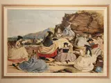 Émile Frédéric Salmon, Peaceful hours, chromolithograph