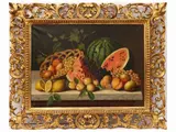 Michelangelo Meucci, Still life with fruit 1899