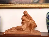 Amedeo Gennarelli, The hug, terracotta group