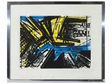 Vinicio Berti, Continuous positive emblem AHS-BAN 1977, oil on canvas
