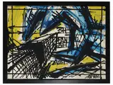 Vinicio Berti, Antagonist tale - construction 2H BAN-MAN 1989, oil on canvas