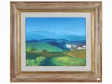 Sirio Midollini, Landscape, oil on canvas