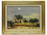 Silvestro Pistolesi, Landscape with friars