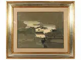 Terre by Sergio Scatizzi, oil on panel, offered Dec 2023