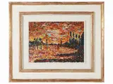 Guido Borgianni, Sunset, oil on canvas