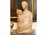 Giorgio Rossi, Madonna con Bambino 1938, terracotta sculpture