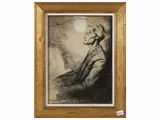 Giovanni Costetti, Caricature, mixed media on paper