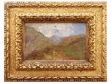 Giovanni Cappa Legora, Mountain landscape 1922, oil on panel