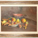 Masaniello Luschi, Still life, oil on hardboard