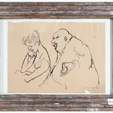 Arnoldo Ciarrocchi, Caricature, Indian ink on paper